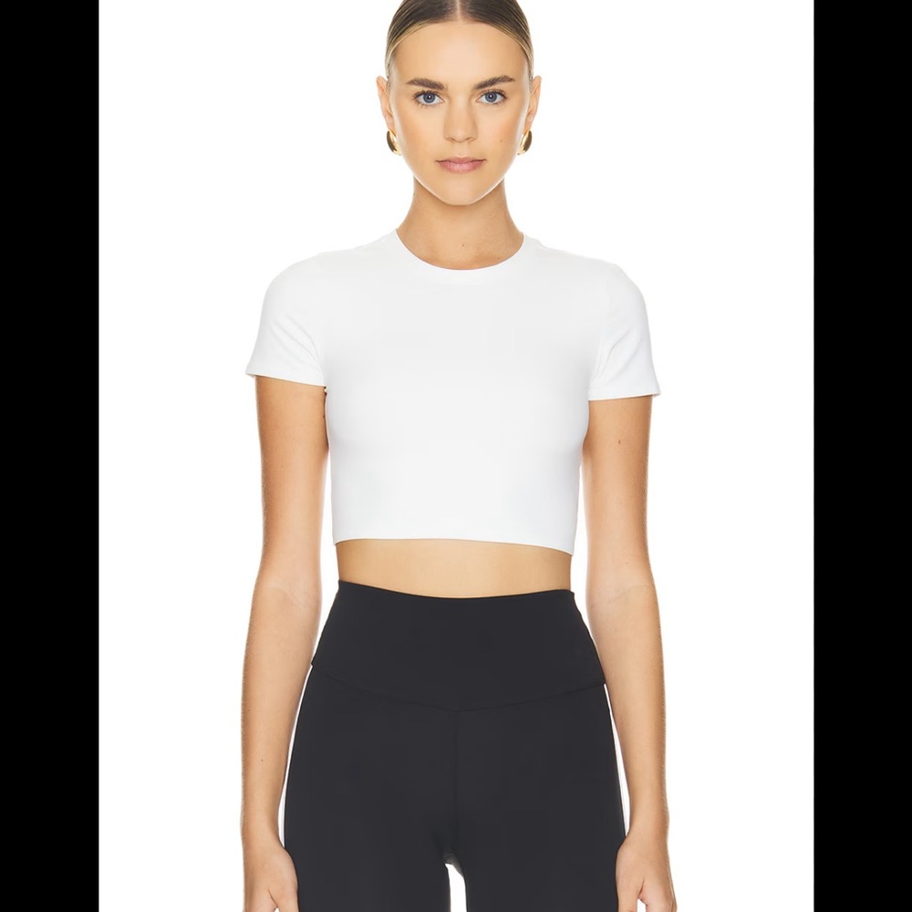 Splits59 Airweight Crop Top in White XS NWT